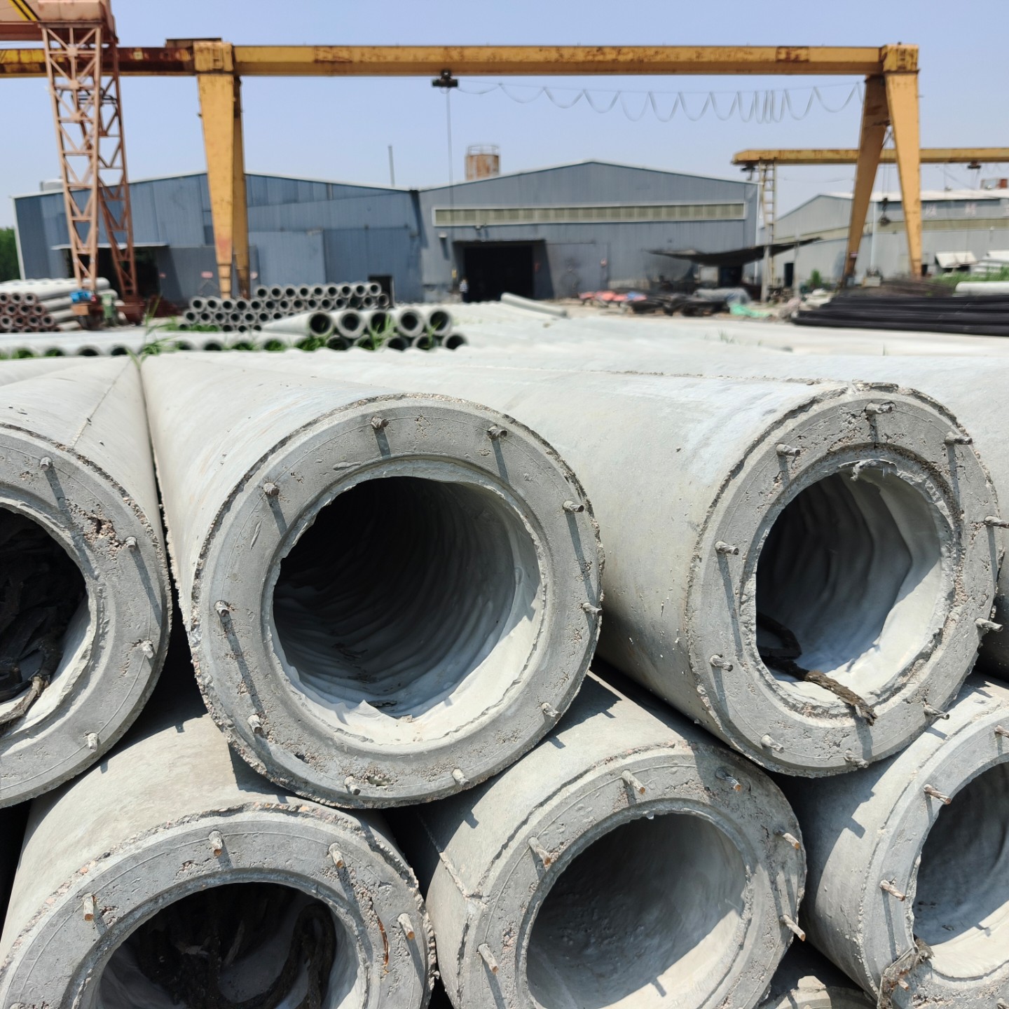 昆都仑150×10米预应力水泥电线杆